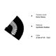 thumbnail image 4 of Bandas De Ejercicio Xl Mini Band 10 Piezas Negras, 4 of 4