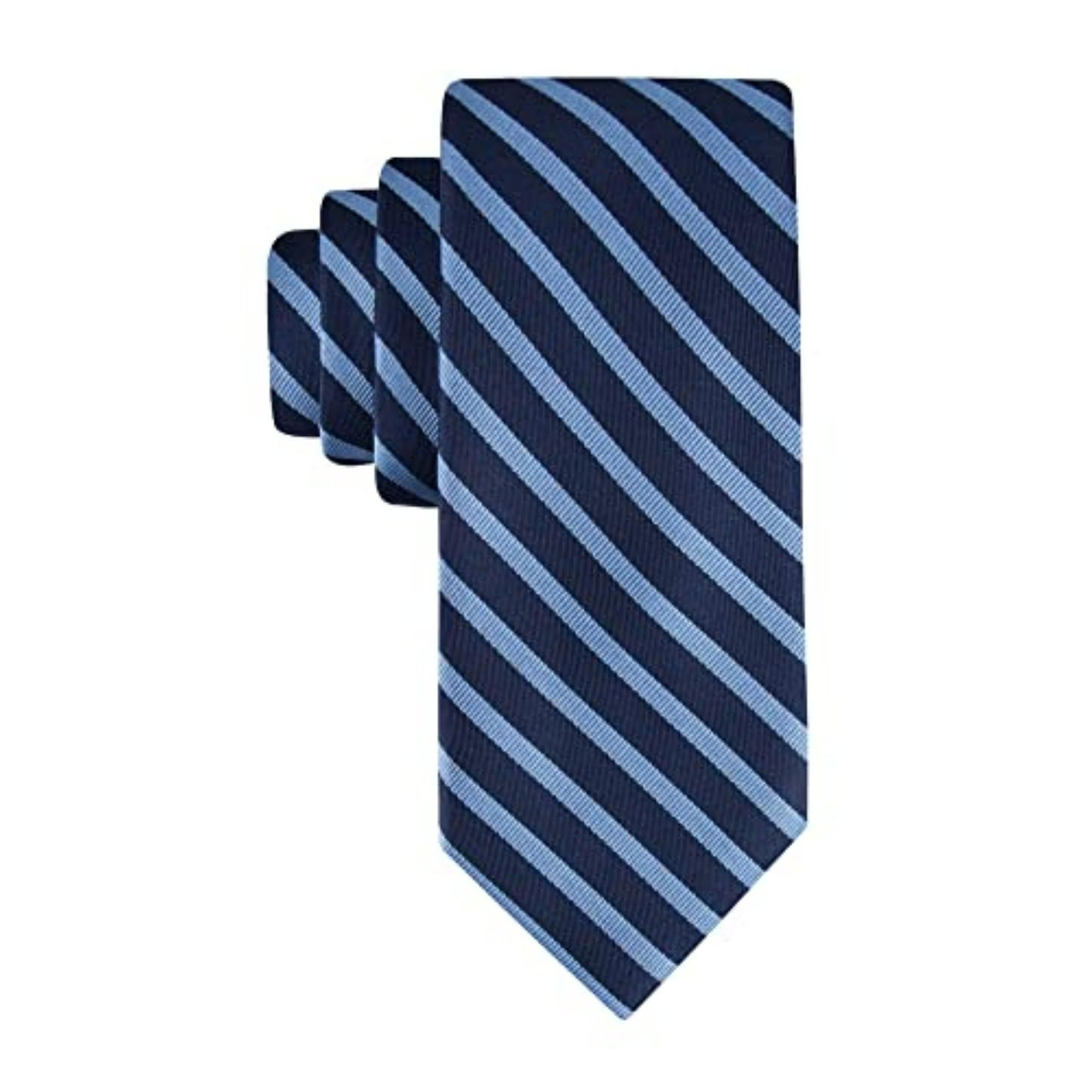 Corbata Tommy Hilfiger Oxford Rib Stripe Para Hombre, Azul Marino