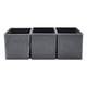 thumbnail image 2 of Set 3 Macetero Maceta De Plastico Cuadrado Pequeño 6 X 6 Cm gris Tamano Unico, 2 of 5