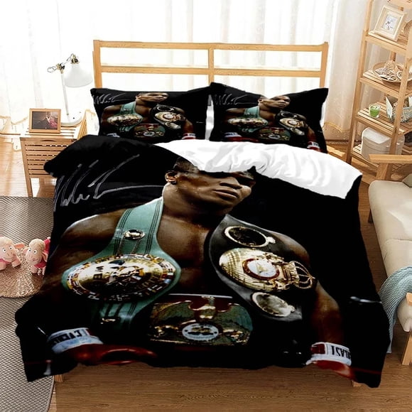Mike Tyson Boxing Champion Bedding Set Duvet Cover Comforter Pillowcase Boys Girls Adults Bedroom Bed Sheets