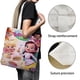 thumbnail image 3 of Butterbean's Cafe Bolso de tela con estampado de lienzo para mujer, bolsa de compras reutilizable y estética, con cremallera interior, regalo para mujer,40*45cm., 3 of 6