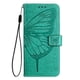 thumbnail image 2 of Funda cartera mariposa para Samsung Galaxy A16 4G con soporte y ranuras para tarjetas Verde, 2 of 5