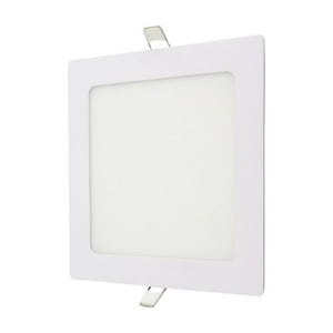 Embutido Led Cuadrado Daumer Marco Blanco 12W Luz Neutra