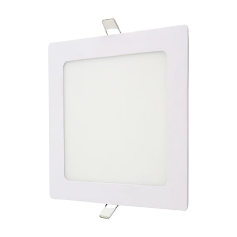 Daumer - Embutido Led Cuadrado Marco Blanco 3W Luz Fria