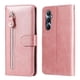 thumbnail image 2 of Funda con Cremallera para Realme C65 4G, Carcasa Cartera de Cuero PU con Soporte y Tarjetero, 2 of 6