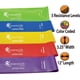 thumbnail image 2 of Juego de 5 bandas de resistencia SmarterLife para hacer ejercicio sin látex, 2 of 7