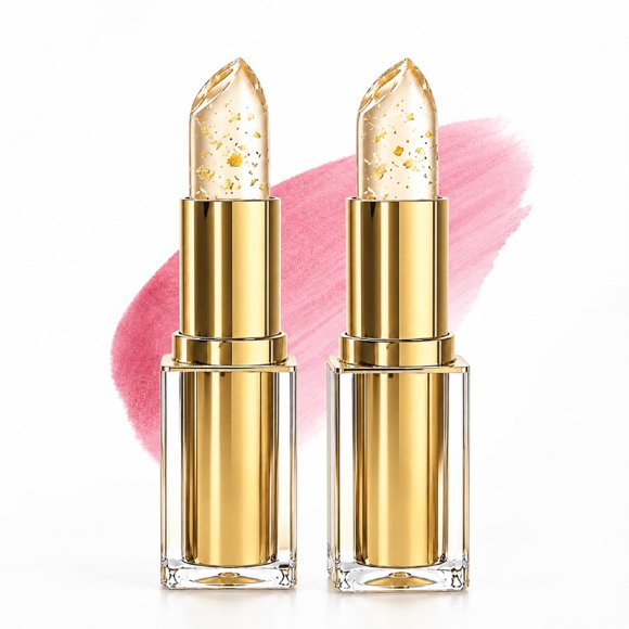 Bálsamo Labial EELHOE Cambia de Color 2 uds con Foil Dorado