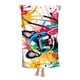 thumbnail image 3 of Bulldog Francés Toalla de playa de secado rápido con diseño temático, regalo para mujeres y niñas, ideal para cumpleaños, fans, amantes de la música, uso en la playa o al aire libre, 78 × 150 cm, 3 of 6