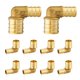 thumbnail image 1 of Codo reductor EFIELD de Pex Crimp Fitting, 3/4 x 1/2, latón, paquete de 10 unidades, 1 of 7