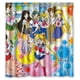 thumbnail image 1 of Cortina de ducha Sailor Moon, juego de cortina de baño con ganchos, tamaño 66 x 72 pulgadas, 1 of 3
