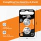thumbnail image 2 of Batería Battery Guru CR2016 3V paquete de 2 para llave de coche, 2 of 7