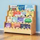 thumbnail image 1 of SpaceAid 4Tier Scalloped Bookshelf, Montessori Bookcase for, 1 of 3