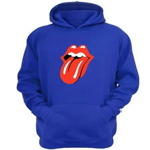 Genérico - Polerón Canguro The Rolling Stones Azul Talla Xs Unisex