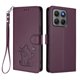 thumbnail image 1 of Funda de Gato tipo Libro para Motorola Moto G47, Morado Oscuro, 1 of 6