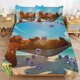 thumbnail image 1 of Grizzy and the Lemmings 3 Piece Anime Comforter Bedding 1 Set Super Soft Quilt Cover with 2 Pillowcases Funny Merch Anime Gifts for Girls Boys Kids Adults, 1 of 5