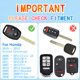 thumbnail image 4 of Carcasa para mando a distancia LEHDE para Honda Accord, Civic y CR‑V, 4 of 7