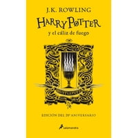Salamandra Infantil Y Juvenil - Libro Harry Potter-Caliz De Fuego (20 Aniv.Hufflepuff)