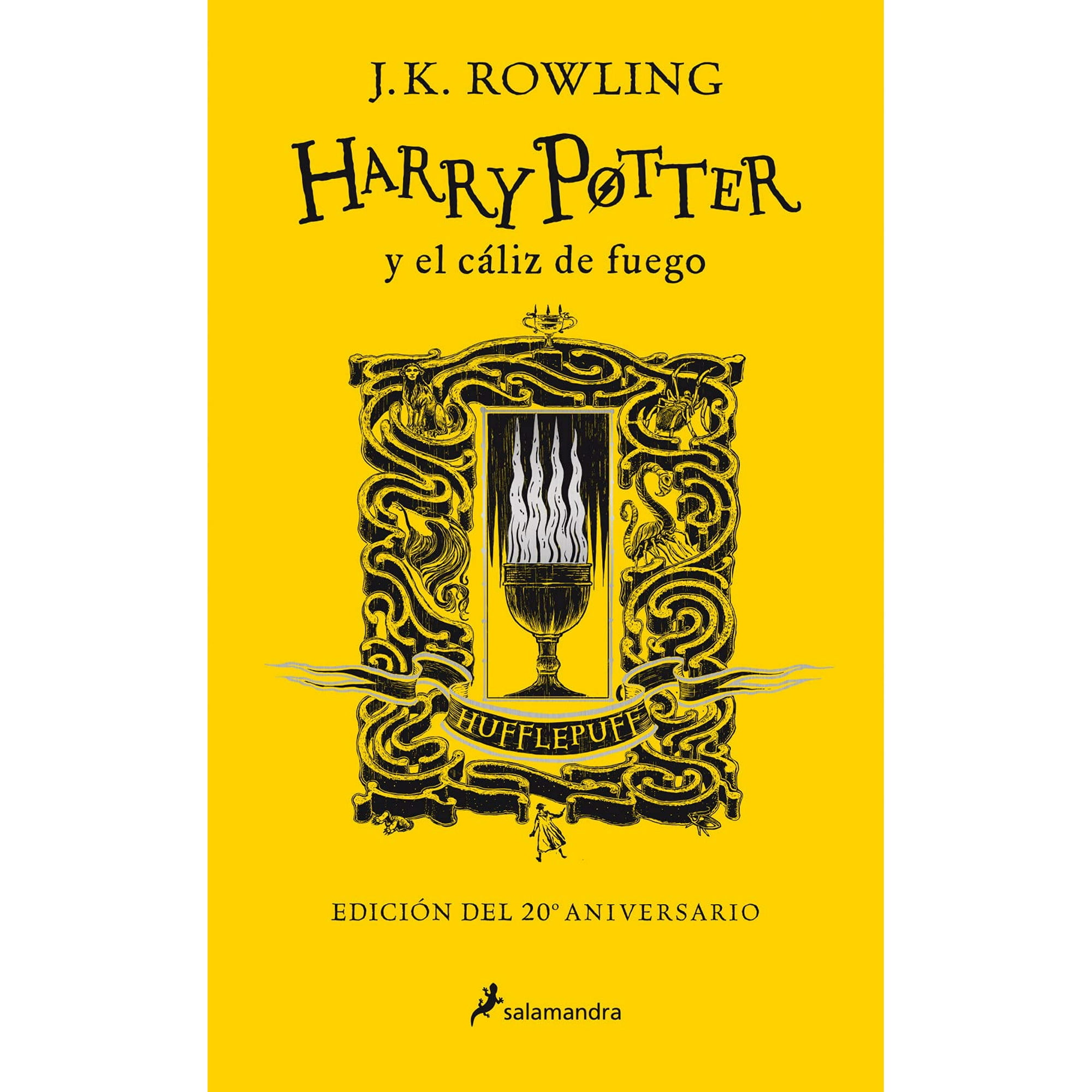 Salamandra Infantil Y Juvenil - Libro Harry Potter-caliz De Fuego (20 Aniv.hufflepuff)