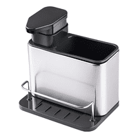 Genérico - Storage Rack Dispensador Jabón 3 En 1 Color Plateado