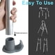 thumbnail image 4 of Paquete De 4 Esquís Walker Glides Para Andadores Plegables, 4 of 7
