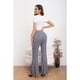 thumbnail image 4 of Pantalon Calza Mujer Flare Lanilla Tiro Alto Full Elasticado 5050, 4 of 4