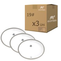 Domsa - Pack 3 Lavamanos Bajo Cubierta 49X38X18 Cm