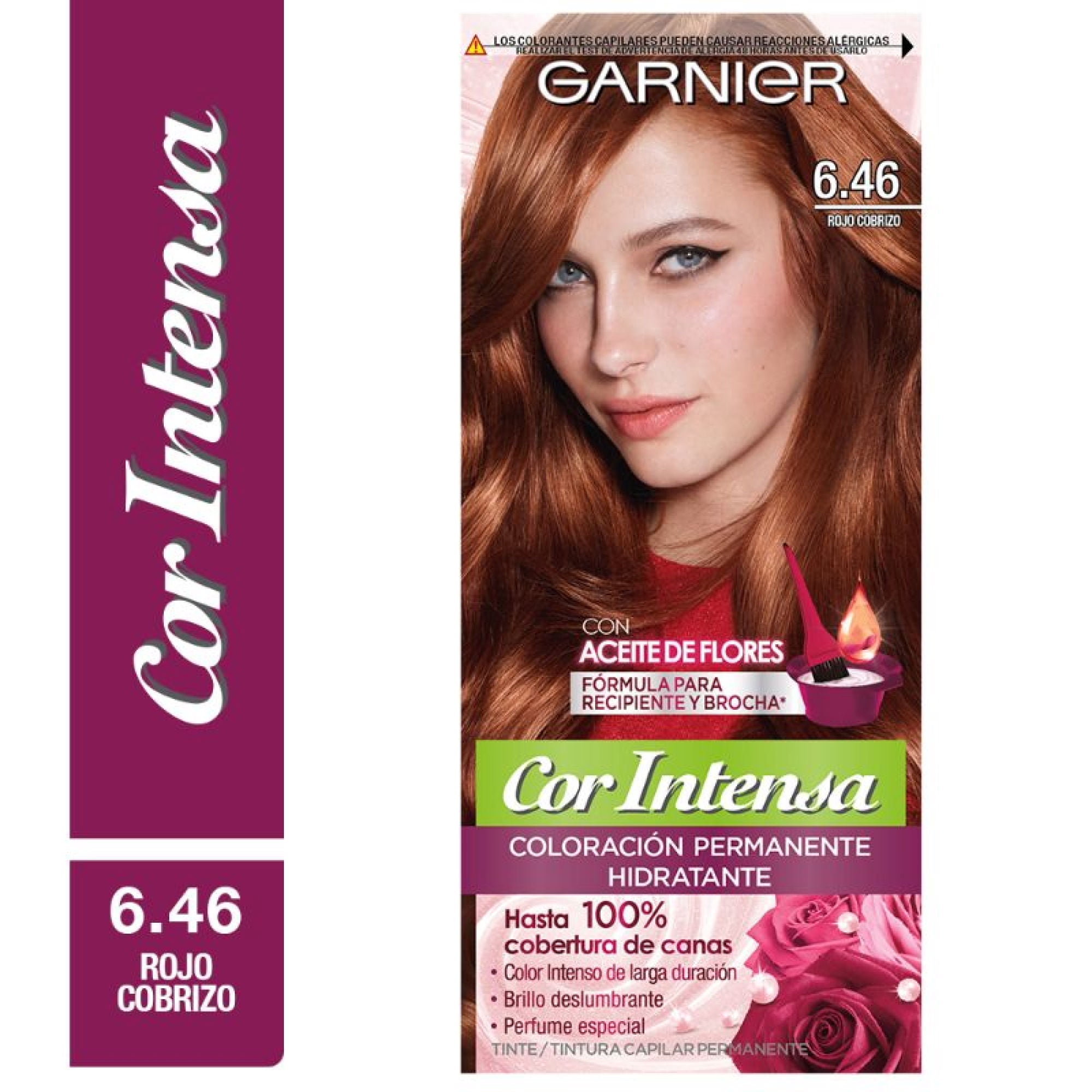 Coloración Cor Intensa Cabello N°6.46 Rojo Cobrizo