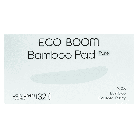 Protectores Diarios Ecoboom De Bamboo Orgánicos 32 Uds