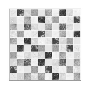 Mobii - Piso Vinilico Adhesivo 1,5Mm 0,9 M2 Simil Ceramica 30X30 Cm Multicolor
