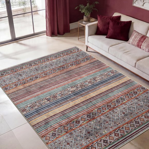 Alfombra de Área Keen Home Design 168 × 127 cm Lavable Antideslizante