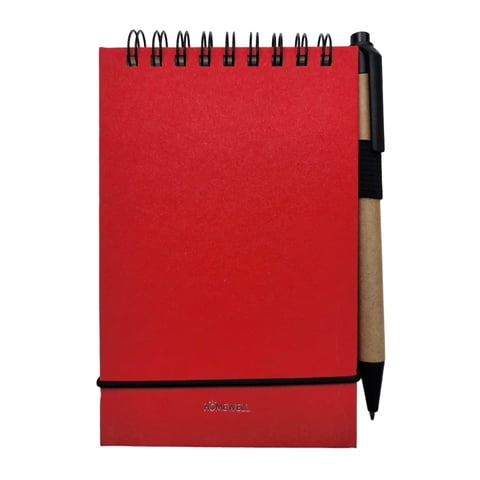 Homewell - Libreta Roja 10*15Cm 50 Hojas