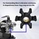 thumbnail image 4 of Paquete de 5 impulsores de repuesto para bomba de utilidad, impulsor compatible con bombas de transferencia de agua, compatible con los modelos Trupow PAS-30 y PDS-30, Vanshly, 4 of 7
