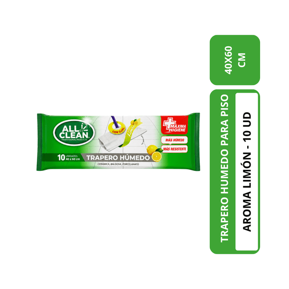 Trapero Humedo Para Piso Aroma Limon Nuevo