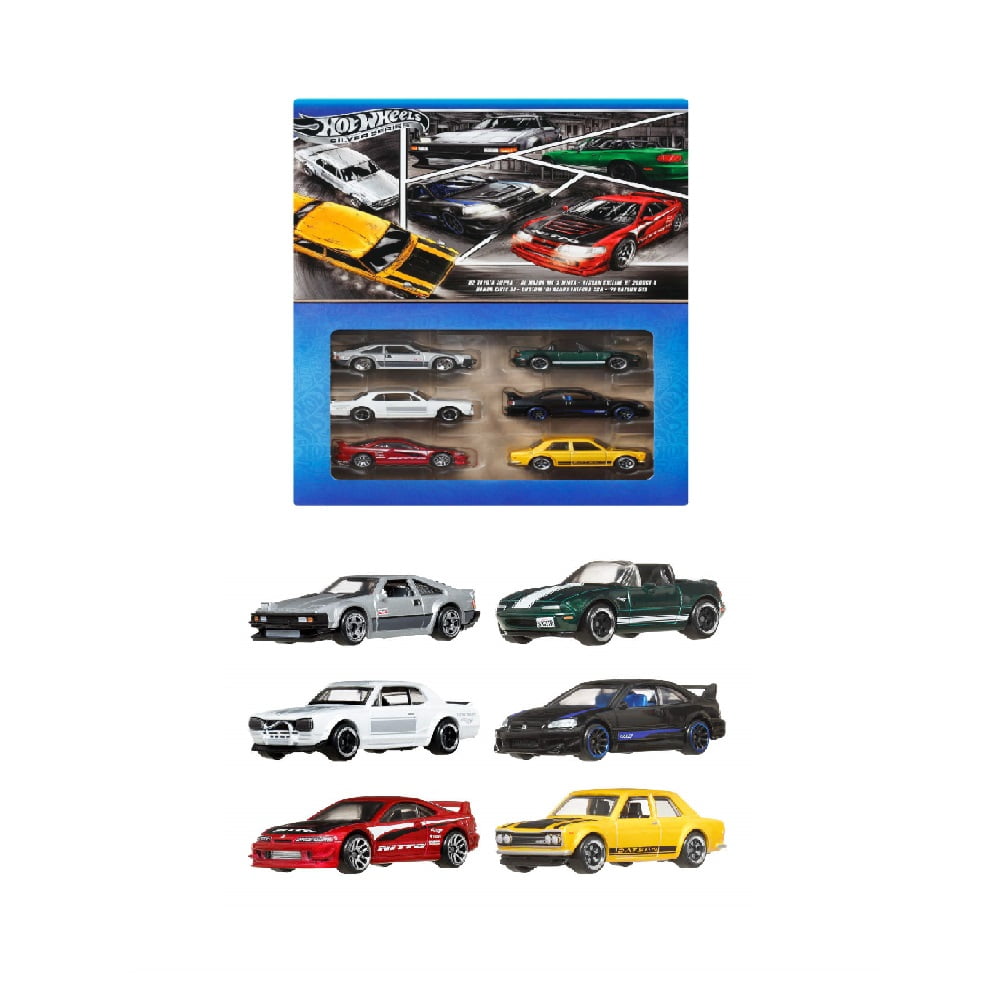Vehículo De Colección Mattel Hot Wheels Multipack Autos Japoneses