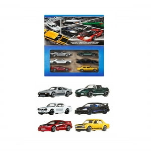 Vehículo De Colección Mattel Hot Wheels Multipack Autos Japoneses