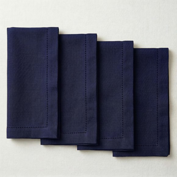 Servilleta de Tela Palisa 45 × 45 cm Azul Marino (Juego de 4)