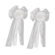 thumbnail image 2 of 2 Piezas De Ramilletes De Lazos Para Banco De Boda Para Decoración Elegante De Eventos Y Fiestas De Aniversario, 30 Cm X 55 Cm, 2 of 3