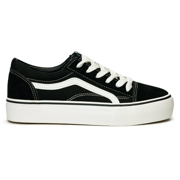 Zapatilla Mujer Negro Blanco Bridie Chinitown