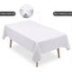 thumbnail image 3 of Mantel De Hule Mesa Rectangular Diseño Liso 140x180cm blanco, 3 of 3