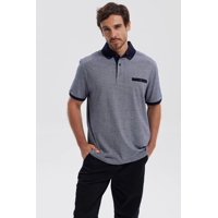 Fashionspark - Polera Hombre Botón Gris