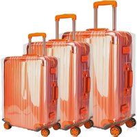 Funda De Equipaje Gigabitbest Pvc Transparente Grueso 20/24/28 Pulgadas
