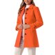 thumbnail image 4 of INSPIRE CHIC Abrigo Largo Clásico de Invierno para Mujer con Bolsillos S Naranja, 4 of 6