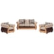thumbnail image 1 of Juego de Living Montecarlo Tela-PU Beige, 1 of 5