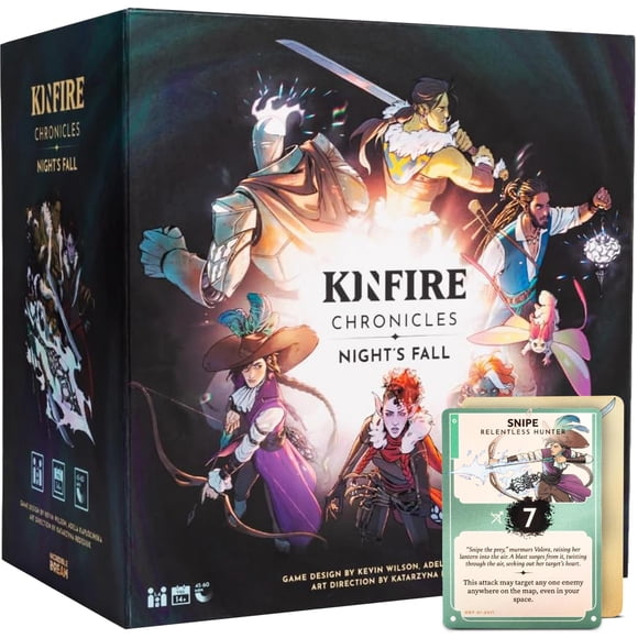 Juego de mesa Incredible Dream Kinfire Chronicles: Night’s Fall