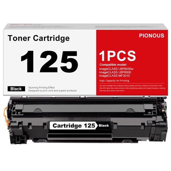 Cartucho de Tóner PIONOUS 125 CRG125 Negro Compatible