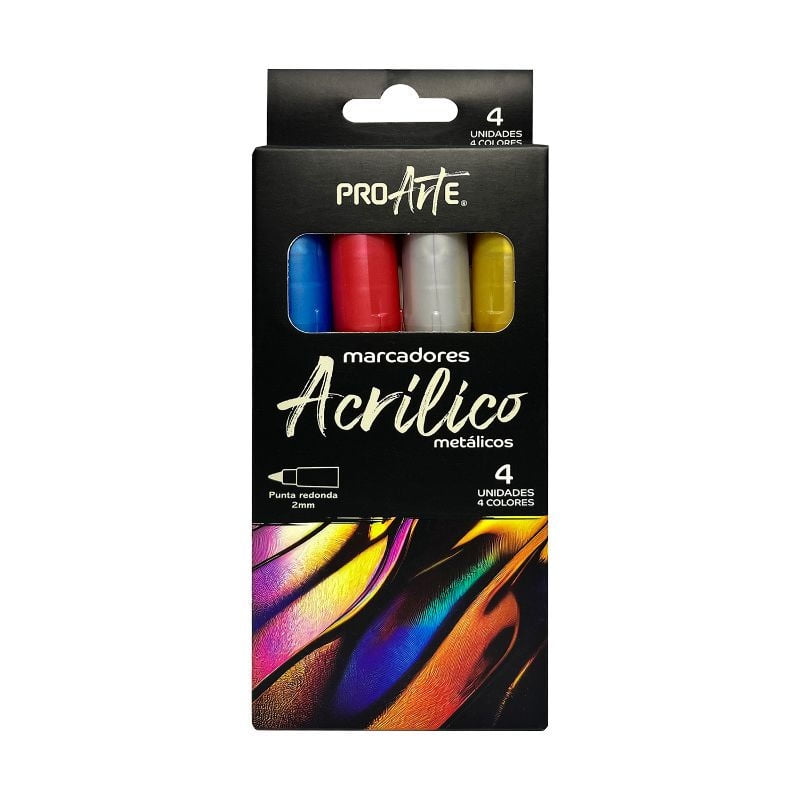 Marcadores Acrílicos Metálicos Proarte