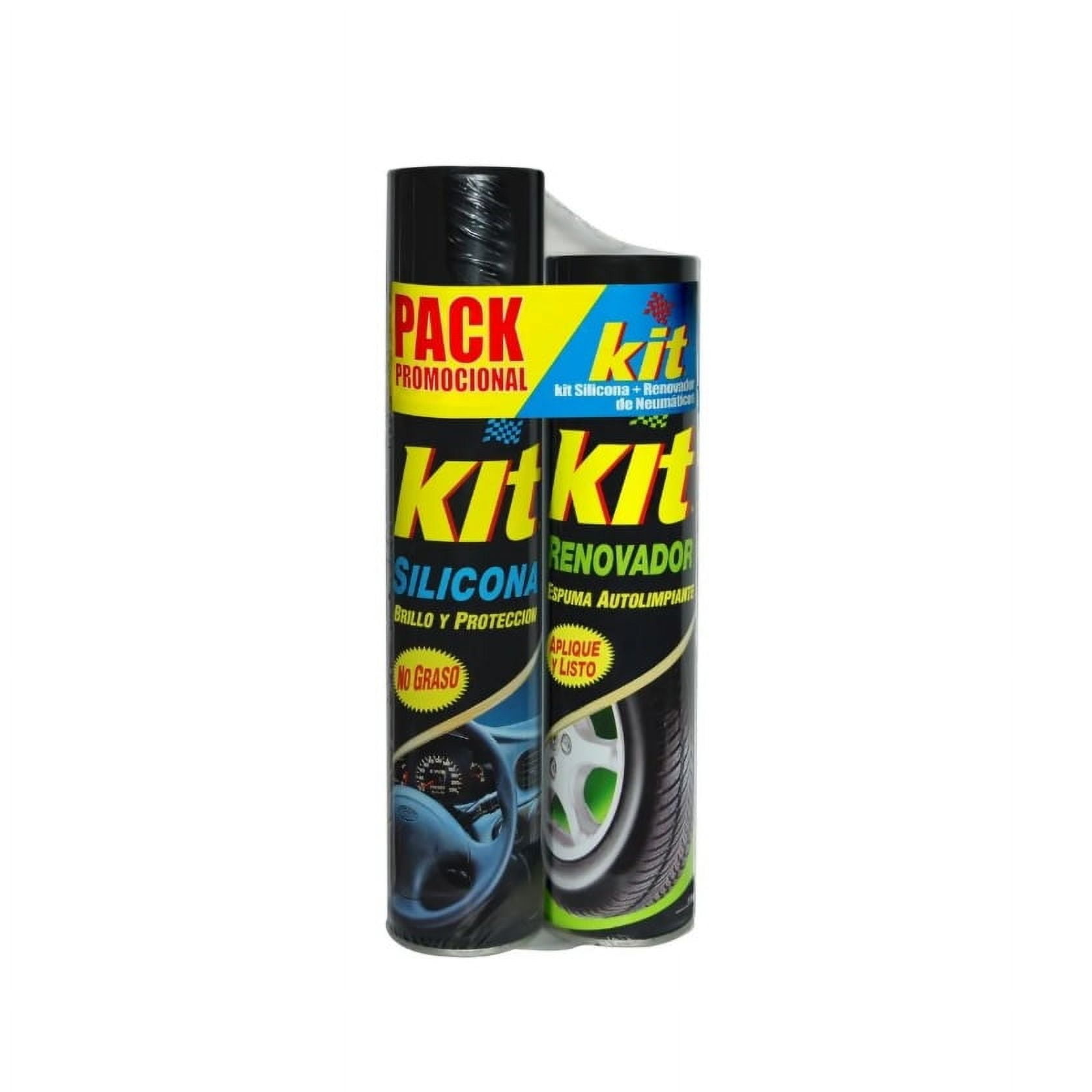 Kit - Silicona + Renovador Para Auto