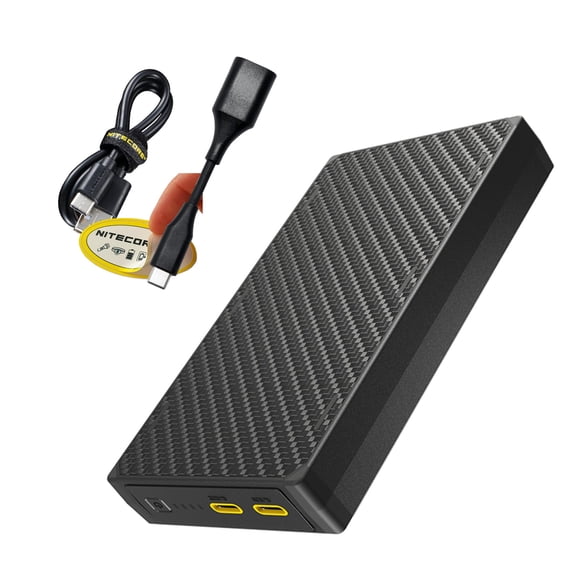 Power Bank Nitecore NB20000 Gen 3 de 20000 mAh con puertos USB-C