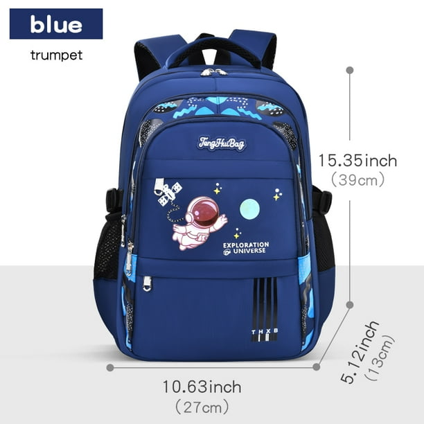 New Shoulder Bag Elementary School Boys Schoolbag Boys 1,2,3,4,5,6 Grade 6-12 years old Astronaut Astronaut Laptop Backpack Wate