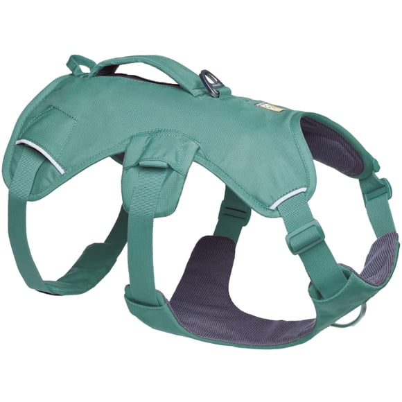 Ruffwear, Arnés Corporal Web Master para Perro, Verde Piedra del Río, Mediano